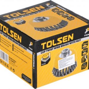 Cepillo Circular alambre con tuerca 125mm-Tolsen 77510 - Imagen 3