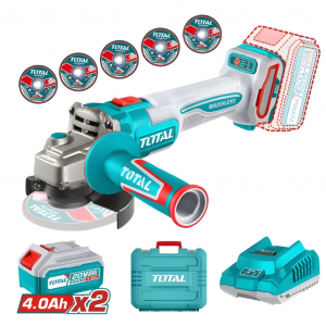 Amoladora 4.1/2" Inalámbrica 20v- TOTAL