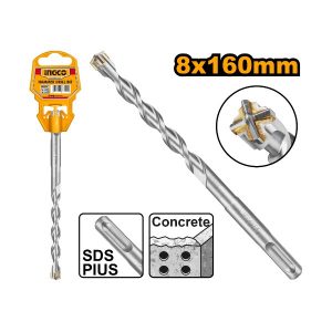 BROCA PLUS PARA HORMIGON PUNTA REFORZADA 10X16MM- INGCO