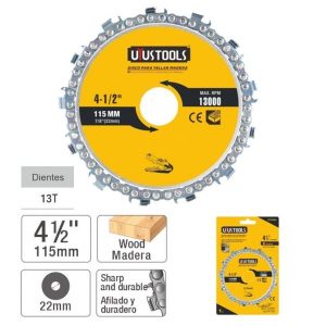 DISCO P/TALLAR MADERA 4.1/2- UYUSTOOLS