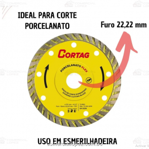 Disco Diamantado Porcelanato Flex-CORTAG - Imagen 3