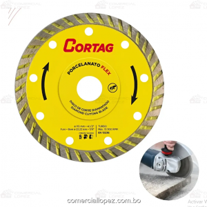 Disco Diamantado Porcelanato Flex-CORTAG - Imagen 4