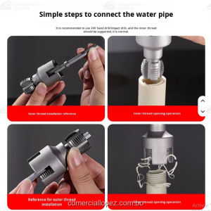 Tarraja para Taladro PVC 1/2 y 3/4" - Imagen 4