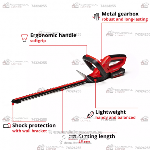 Cortasetos Inalámbrico Einhell GC-CH 1846 - Imagen 3