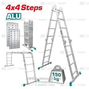 Escalera Multiposicion 16 Peldaños -Total
