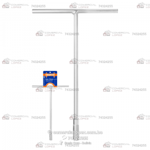 Llave en T 12mm Alta Resistencia