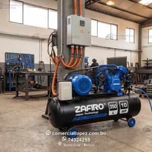 Compresor Industrial de Aire acorrea 350L - 10HP Zafiro