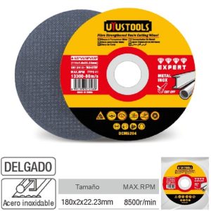 Disco de Corte Metal de 4 1/2" Uyustools