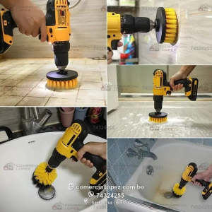 Juego de 3 Cepillos de Limpieza para Taladro - Uyustools - Imagen 3