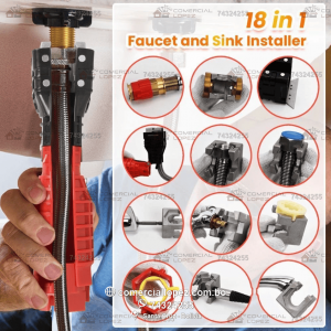 Llave de Plomería Multifuncional 18en1 - Imagen 4