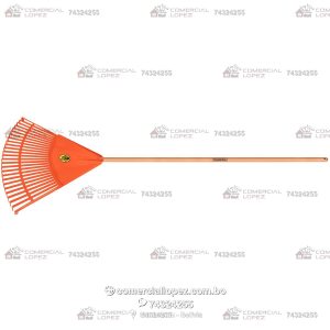 Rastrillo plastico de 26 dientes color naranja - Tramontina