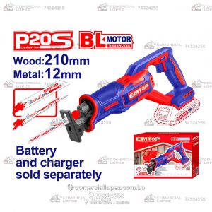 Sierra Sable a Bateria  20V - EMTOP - Imagen 3