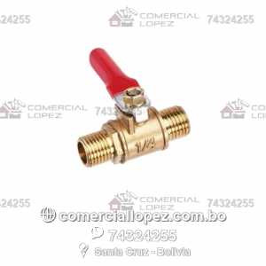 Llave de Paso 1/4" para Compresora