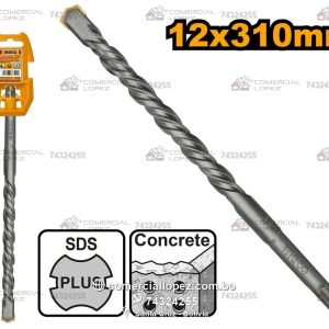 Broca SDS Plus para Concreto 12x310mm - Ingco