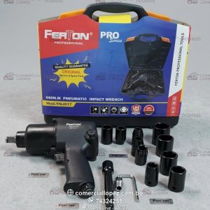 Llave de Impacto Neumatica 1/2" con Kit de Dados Ferton - Imagen 3
