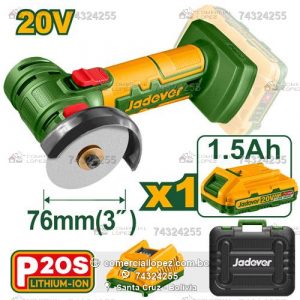 Mini Amoladora Inalámbrica 20V 3" Jadever