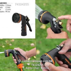 Pistola para Riego Metálica de 8 Funciones Truper - Imagen 3