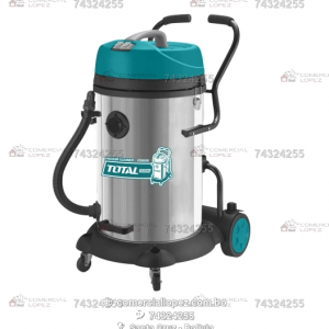Aspiradora 75L Industrial Seco/Húmedo 75L 2400W TOTAL