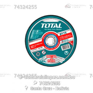 Disco de Corte 4-1/2" Metal Total