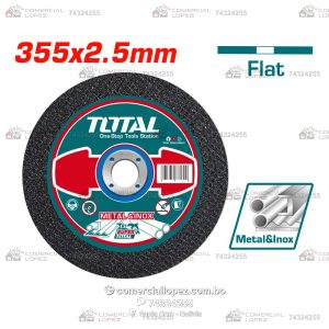 Disco 14" Corte Metal p/ Tronzadora Total