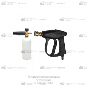 Pistola de Alta Presión con Champusera de Espuma para Hidrolavadoras Industriales