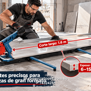 Cortadora Manual de Cerámica y Porcelanato 1600mm Dongcheng - Imagen 5