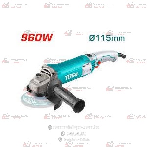 Amoladora Angular TOTAL 960W de 4½ Pulgadas para Corte y Desbaste