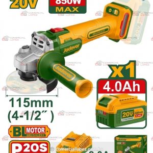 ​Esmeriladora angular inalámbrica de 20 V JADEVER