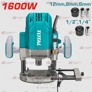 Ruteadora Eléctrica de 1600W TOTAL