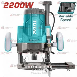 Ruteadora Industrial de 2200W TOTAL