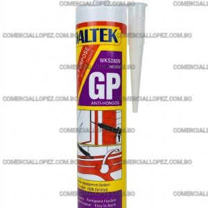 Silicona Selladora Altek GP Anti-Hongos (Negro )
