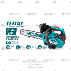 La motosierra a gasolina TOTAL de 25.4cc