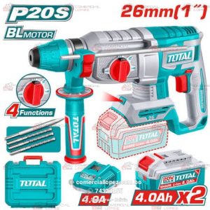 Rotomartillo Inalámbrico 20V Brushless SDS Plus – 2,5 J TOTAL