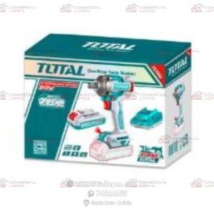 Llave de Impacto Inalámbrica de  20V Brushless 405Nm con Encastre de 1/2" TOTAL